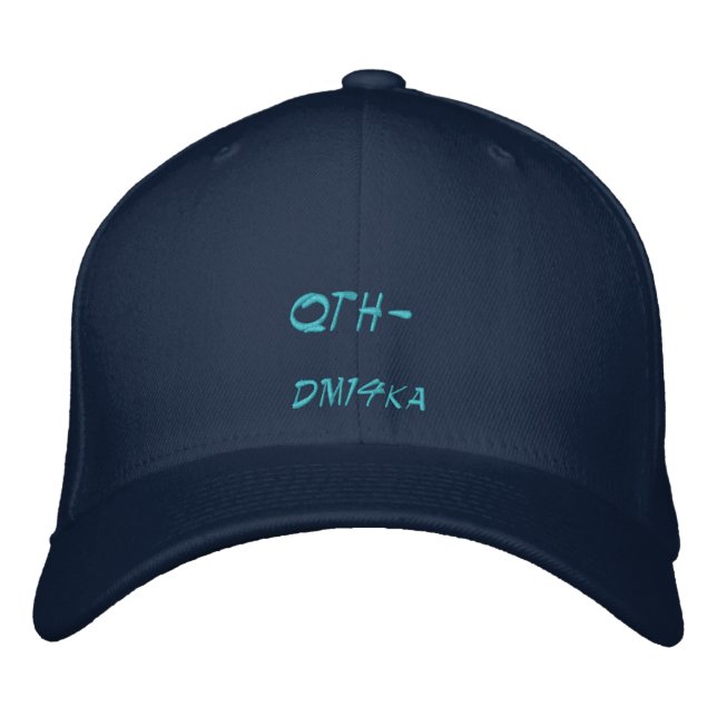 Casquette de localisation de QTH de Radio amateur (Devant)