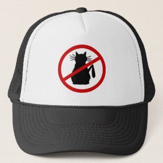 Casquette de logo de haineux de chat