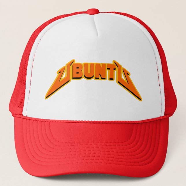 Casquette de logo de parodie de roche d'Ubuntu (Devant)