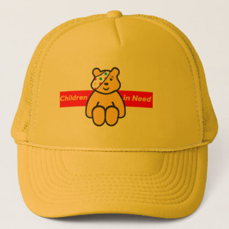 casquette de l'ours de tesco pudsey