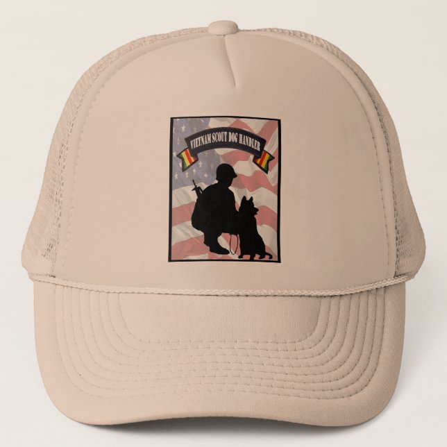Casquette de maitre-chien de chien de scout du (Devant)