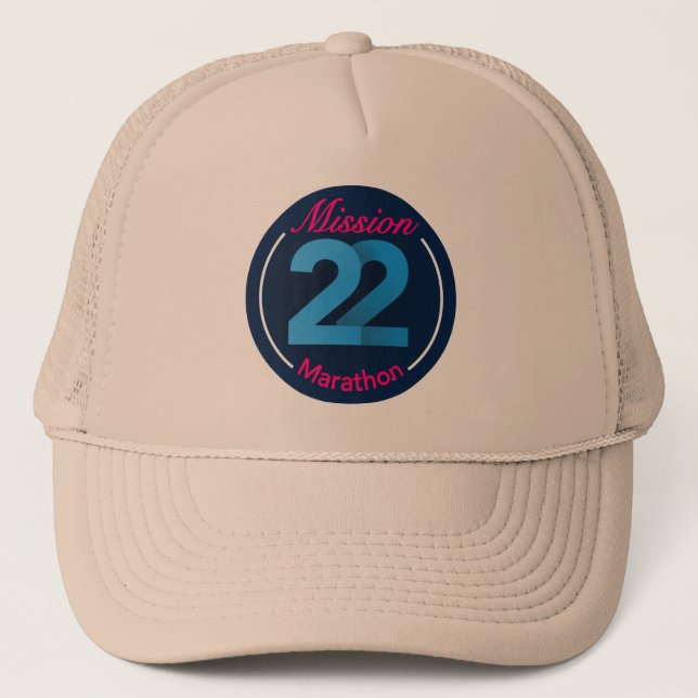Casquette de MARATHON de la MISSION 22 de TOVP (Devant)