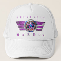 Casquette de médaillon du président Harris/Walz Pi