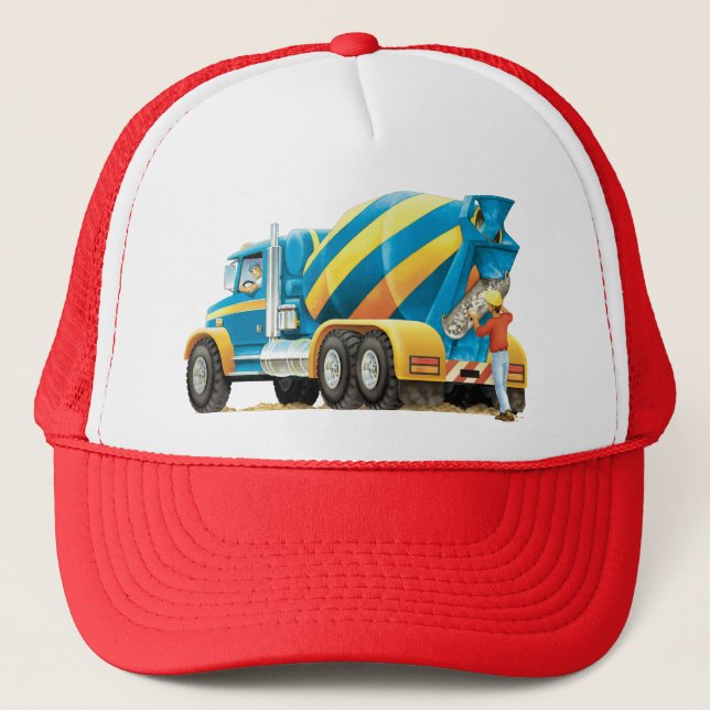 Casquette de mélangeur de béton ou de ciment (Devant)