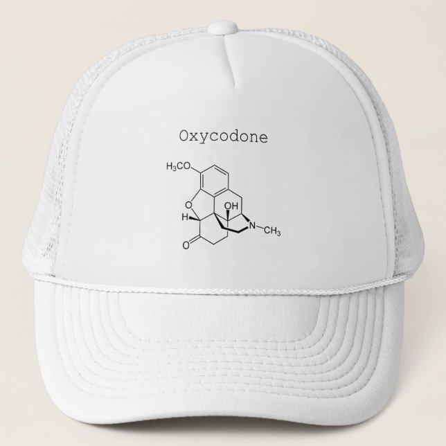 Casquette de molécule d'Oxycodone (Devant)