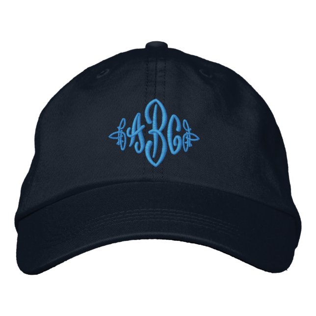 Casquette de monogramme (Devant)