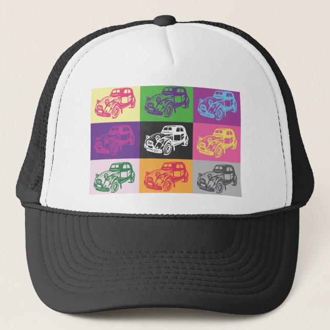 Casquette de mosaïque de Citroen 2CV (Devant)