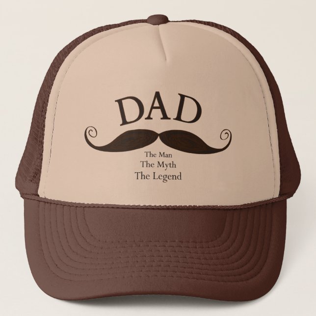 Casquette de moustache de papa (Devant)