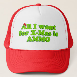 Casquette de munitions d'arme à feu de Noël