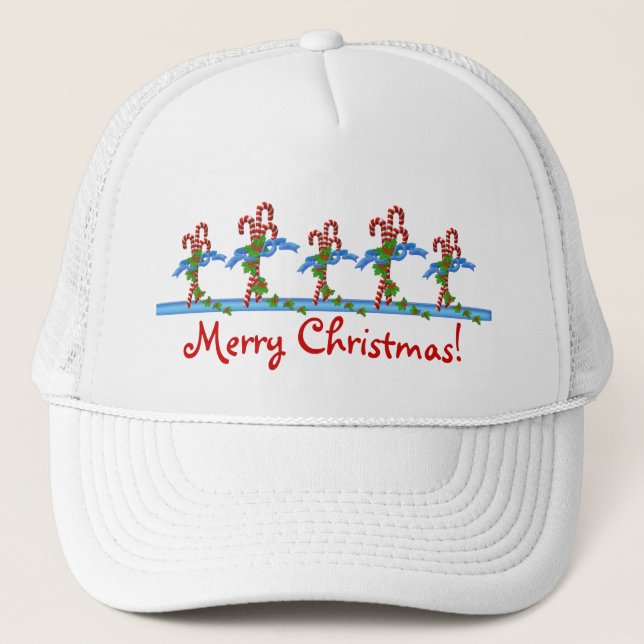 Casquette de Noël de sucre de canne Lane (Devant)