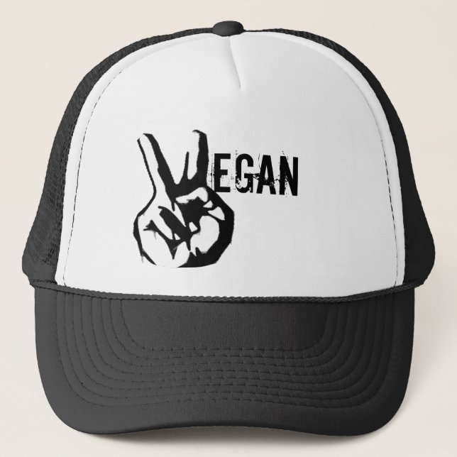 Casquette de paix de Veganism (Devant)
