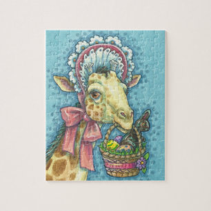 CASQUETTE DE PÂQUES GIRAFFE PUZZLE