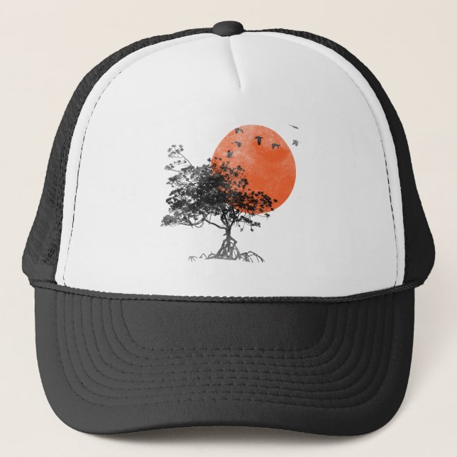 Casquette de parc de coucher du soleil (Devant)