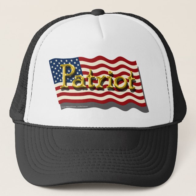 Casquette de patriote (or) (Devant)