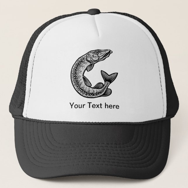 Casquette de pêche de brochet du nord (Devant)