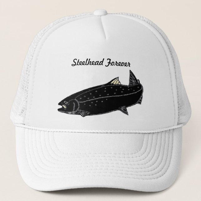 Casquette de pêche de conservation de truite à (Devant)