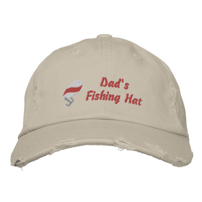Casquette de pêche de papa personnalisé (Devant)