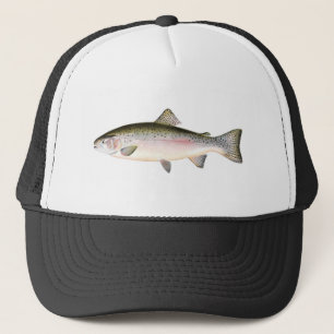Casquette de pêche - poisson de truite arc-en-ciel