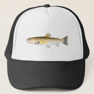 Casquette de pêche - poisson de truite de montagn