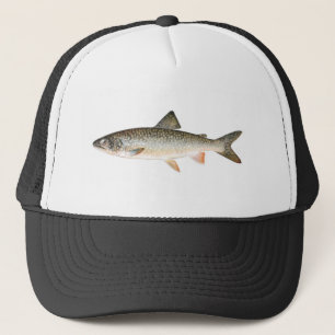 Casquette de pêche - poisson de truite grise
