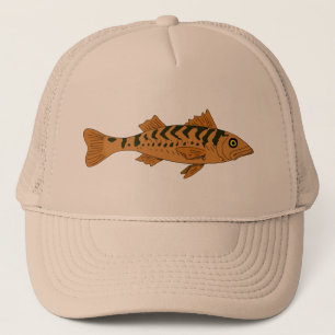 Casquette de perche jaune.