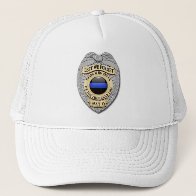 Casquette De Peur Nous Oublions - L'Insigne De Ligne Bleue M (Devant)