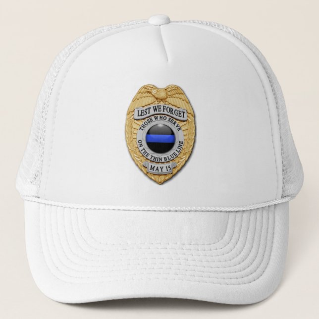 Casquette De Peur Nous Oublions - L'Insigne De Ligne Bleue M (Devant)