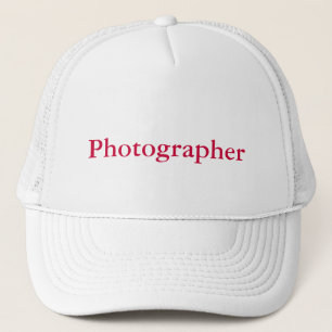 Casquette de photographe