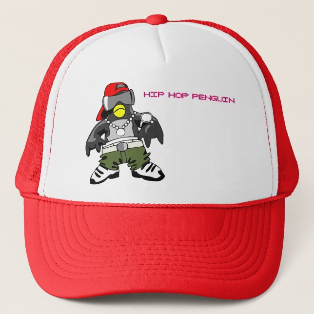 CASQUETTE DE PINGOUIN DE HIP HOP (Devant)