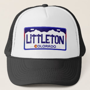 Casquette de plaque d'immatriculation bleu Littlet