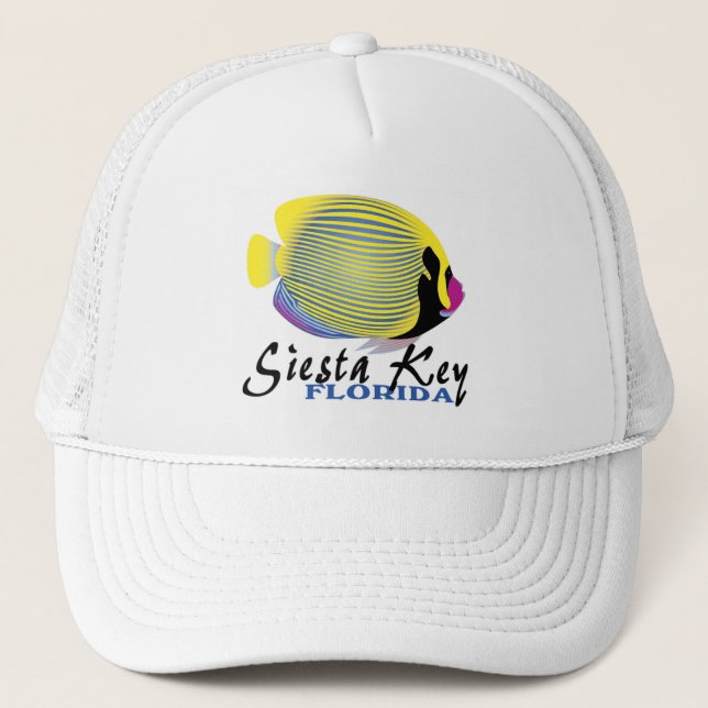 Casquette de poissons tropicaux de Siesta Key Flor (Devant)