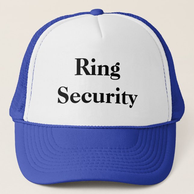 Casquette de porteur d'alliances (Devant)