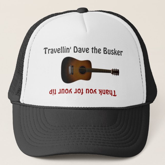 Casquette de pot de bout de guitare de musiciens (Devant)