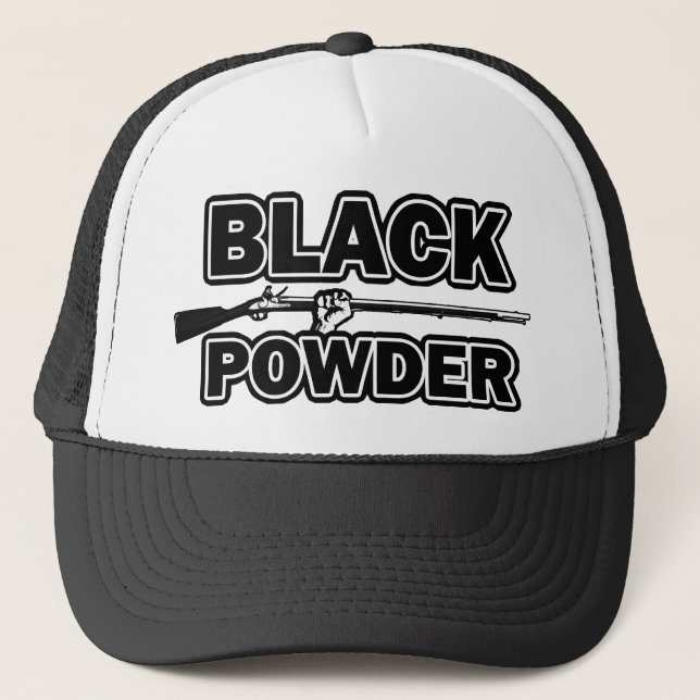 Casquette de poudre noire (Devant)