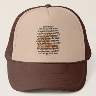 Casquette de prière de camionneur