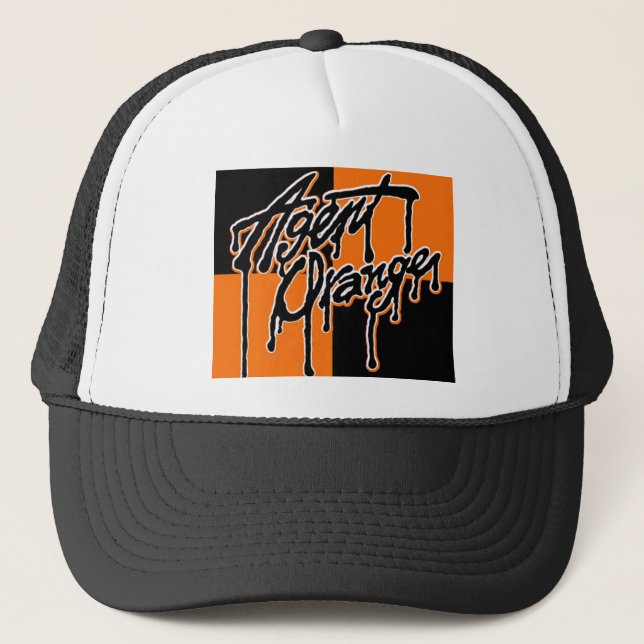 Casquette de punk de logo de "égouttement" d'Agent (Devant)