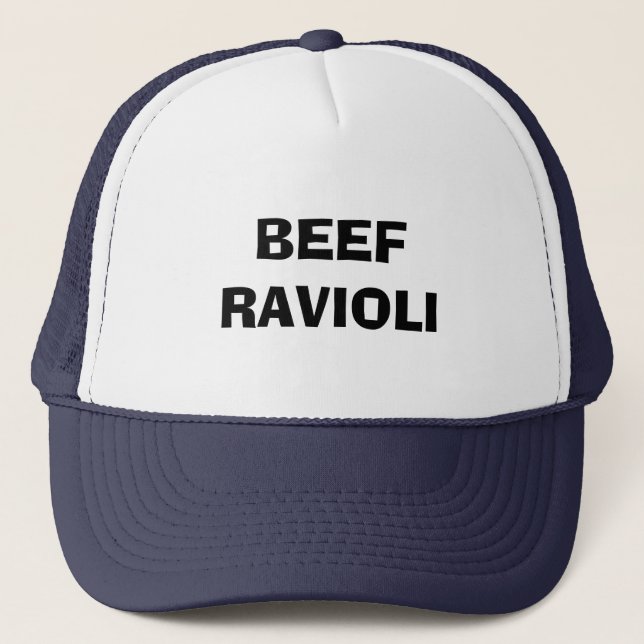 CASQUETTE DE RAVIOLI DE BOEUF (Devant)