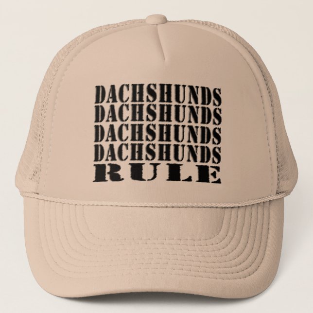 casquette de règle de teckels (Devant)