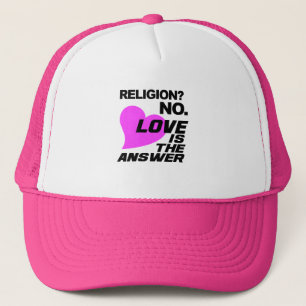 Casquette de religion et d'amour