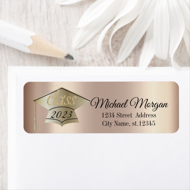 Casquette de remise des diplômes élégante Cooper (En situation)