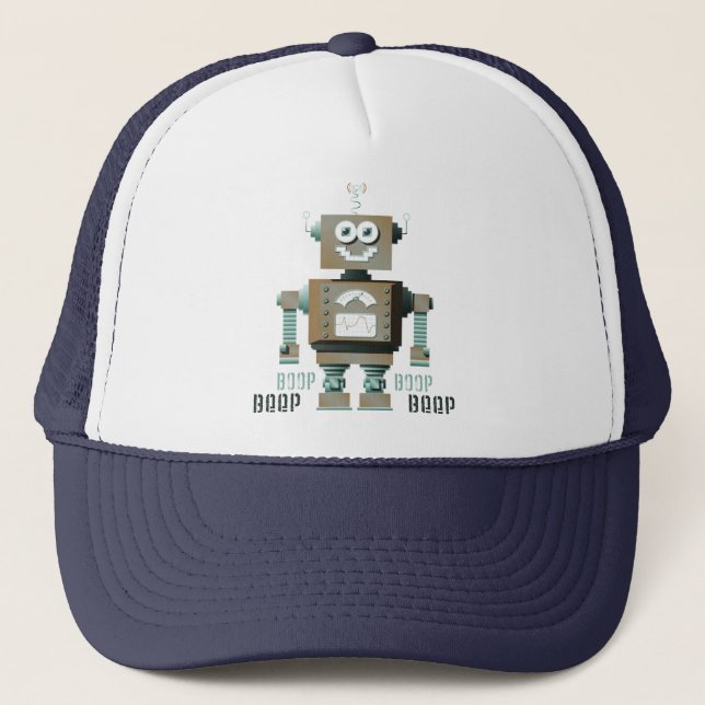 Casquette de robot de jouet de signal sonore de (Devant)