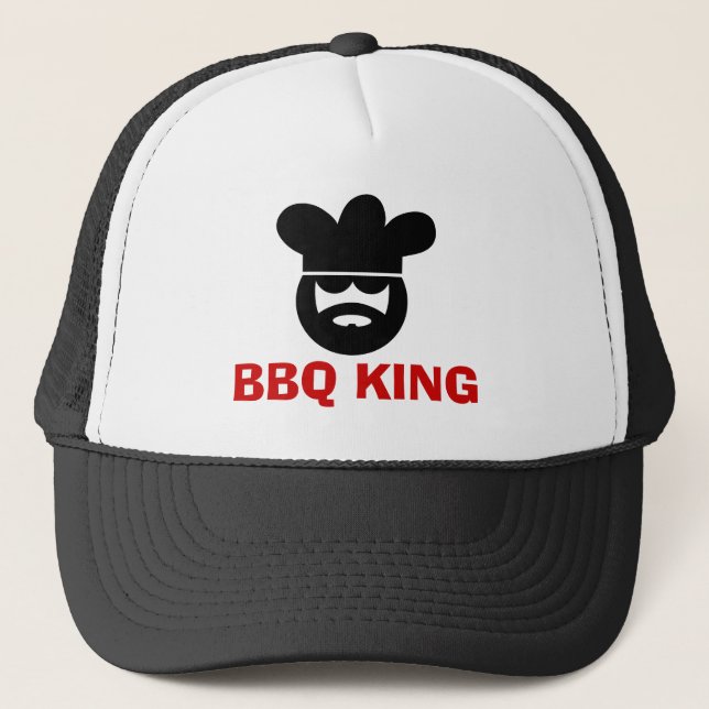 Casquette de roi de BBQ pour les hommes (Devant)