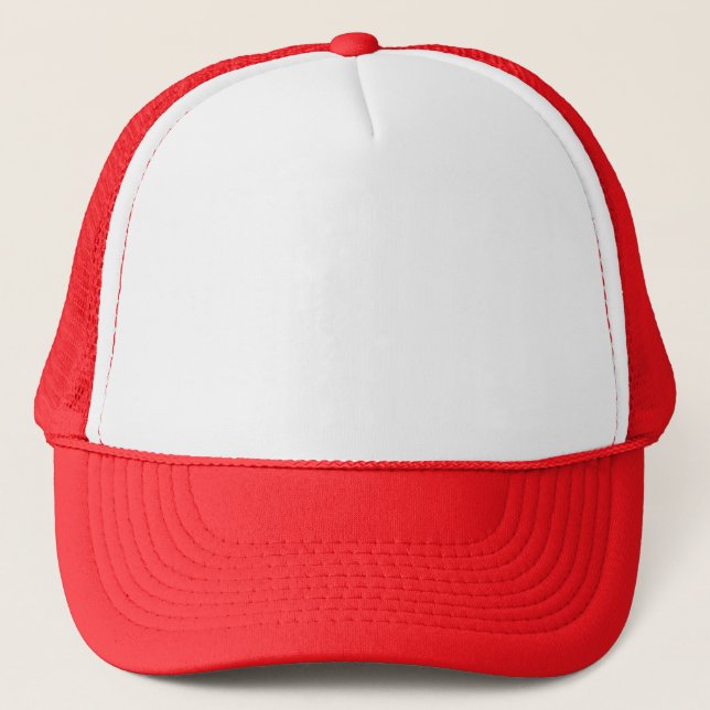 Casquette de rouge et de blanc (Devant)