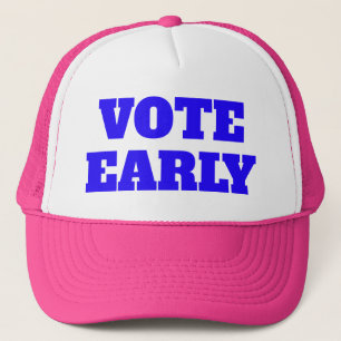 Casquette de routier Vote Early