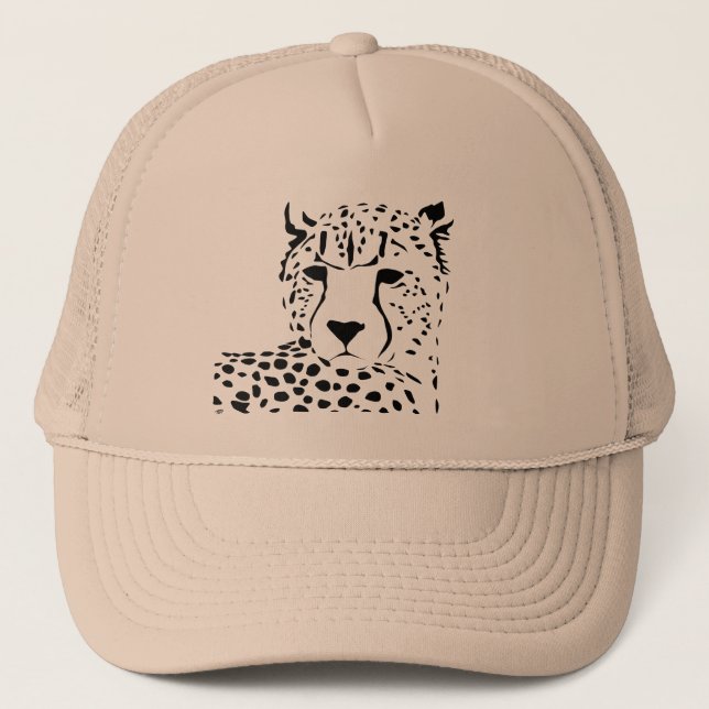 Casquette de safari de guépard (Devant)