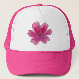 Casquette de seau à fleurs esthétique