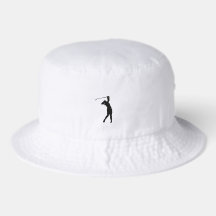 Casquette de seau de silhouette de golf style mini