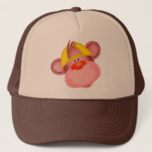 casquette de singe de dessin animé