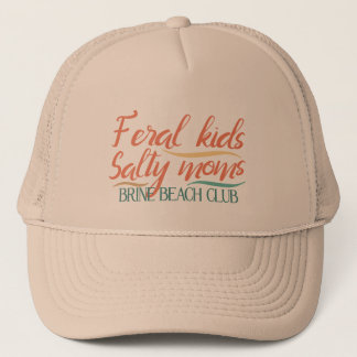 Casquette de slogan de mères salées enfants sauvag