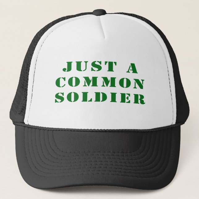 Casquette de soldat commun (Devant)